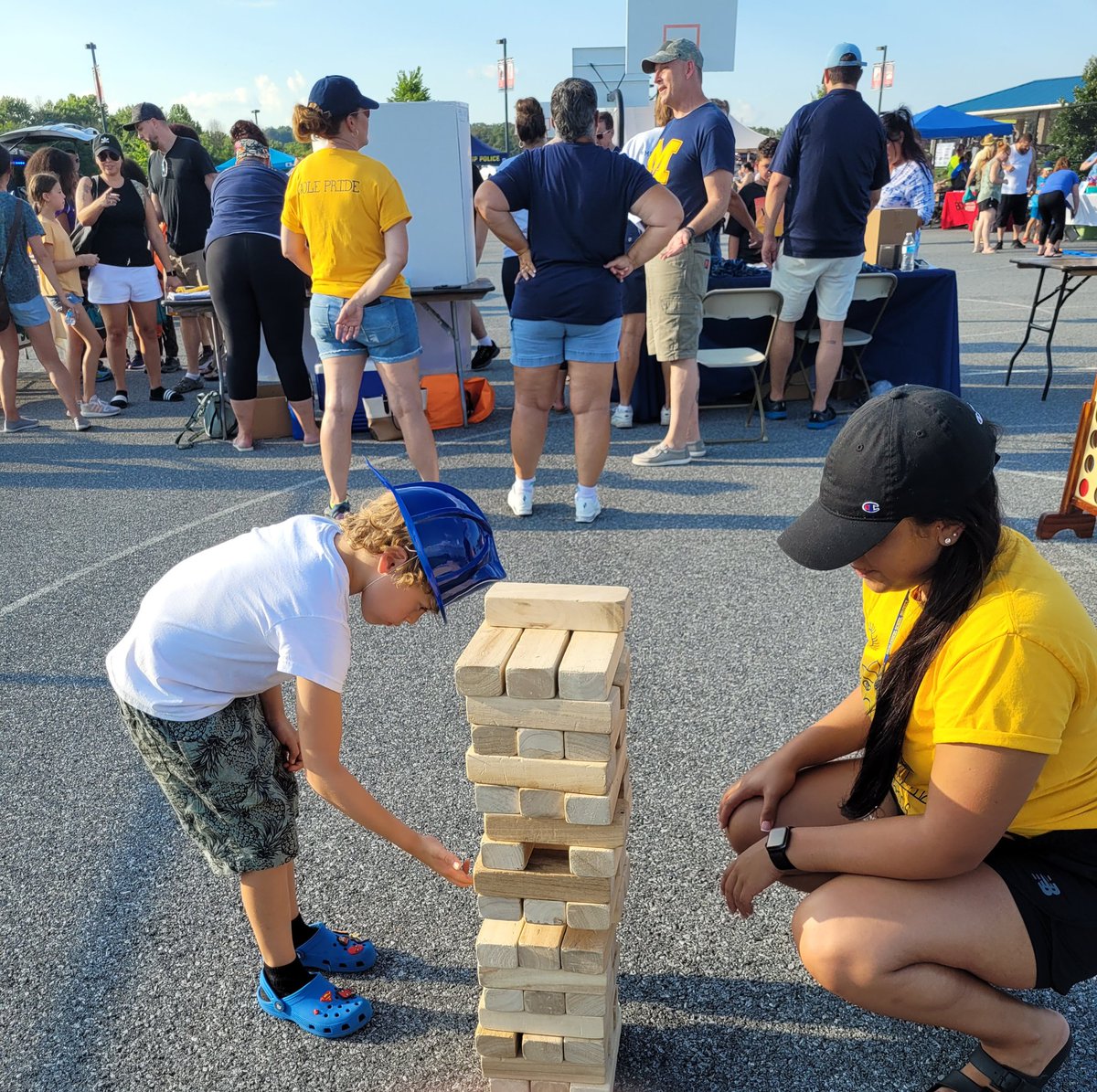 MrsBellanca's tweet photo. National Night Out was a huge success!  Thanks to everyone who came out!💙💛 https://t.co/7ovb2dAAgs