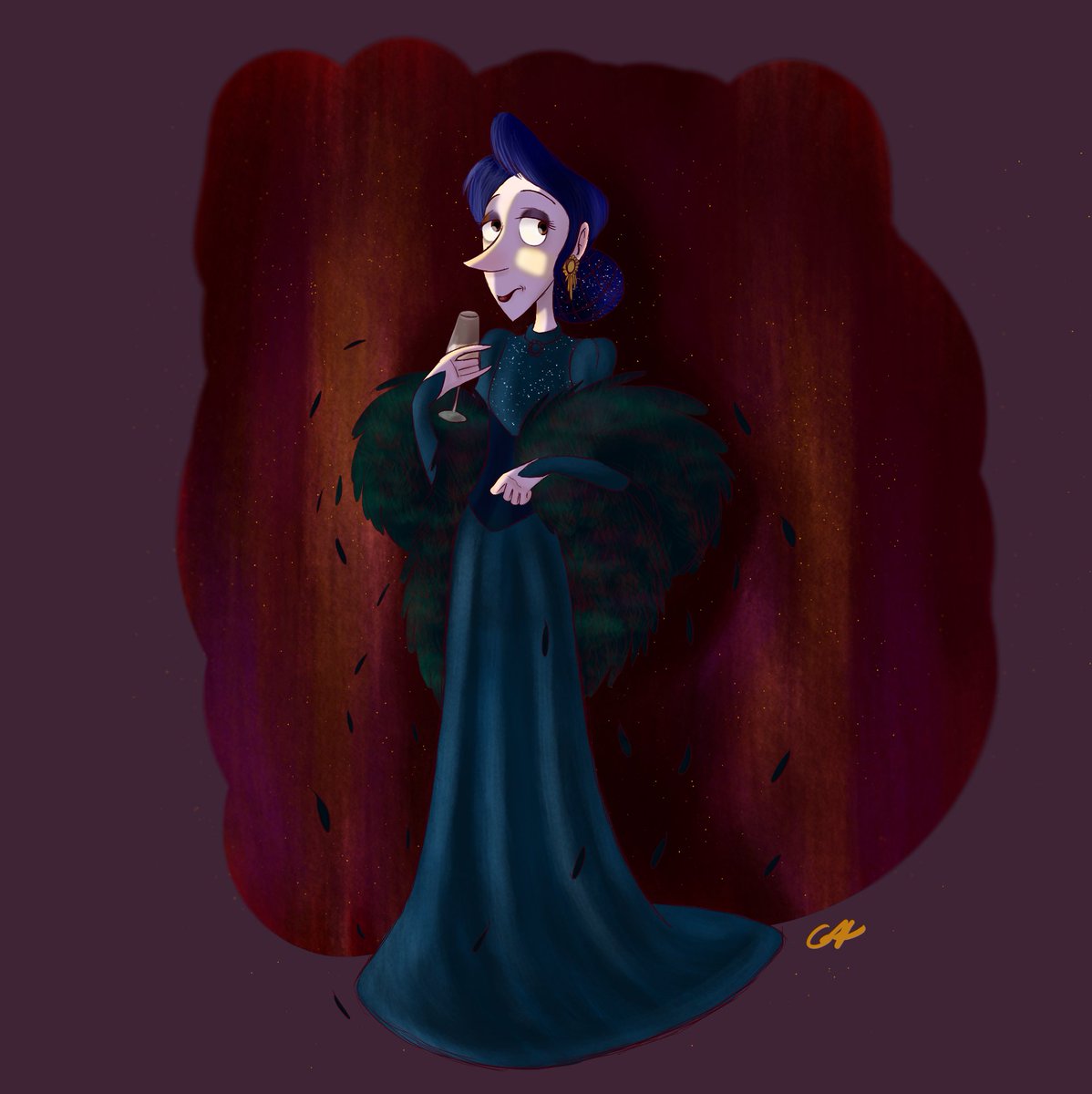 flapdoodling's tweet photo. I don't think I will ever not love putting my characters in fancy dress https://t.co/UoZ3jEfFip