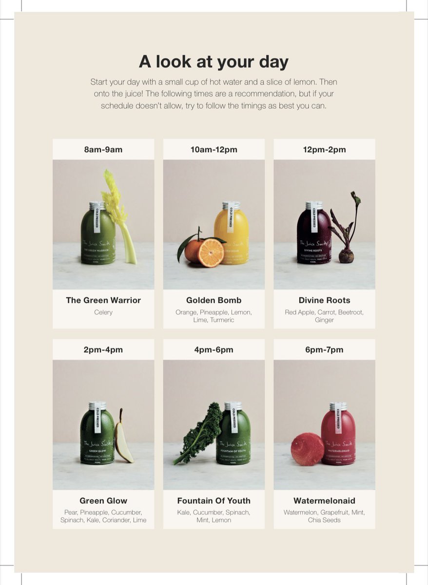 Our cold-pressed juices are full of natural goodness, no preservatives, no additives and no nasties
 
Enjoy a healthy ✨20%✨ saving off our Skin &amp; Digest juice cleanse during August and get glowing

Offer ends 31/08
Online exclusive thejuicesmith.com/collections/cl…
Enter code HEALTHY20