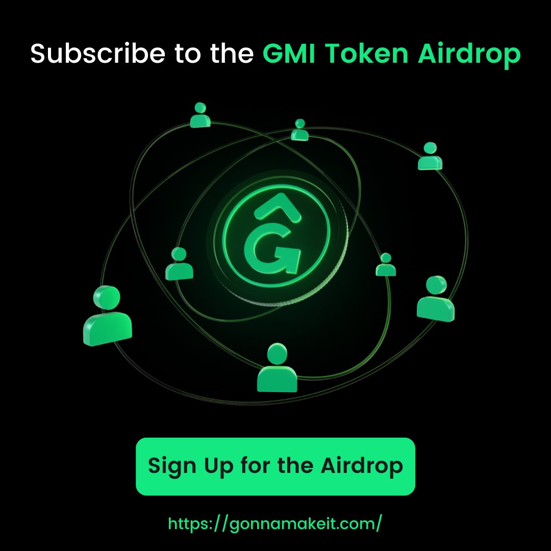 GonnaMakeItNFTs's tweet photo. Have you traded #NFTs on #OpenSea? 

If yes, then you may be eligible for our #GMI token #Airdrop.

Go to https://t.co/mxaAAu8IbC and sign up to be notified when the airdrop is available. https://t.co/1q2nntQ5by