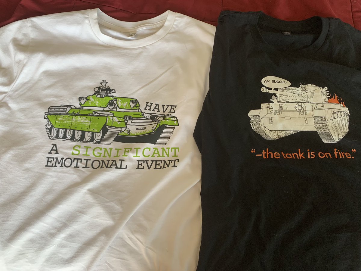 So back in July I bit the bullet and purchased two shirts to help my favorite tank historian <a href="/Chieftain_armor/">The Chieftain</a> continue to make videos with the “soft soothing tones of his voice” (his quote not mine) I’m happy to say I’m very satisfied with my purchase!