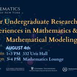 Photo by Columbia Undergraduate Research in Mathematics (@ColumbiaMath)