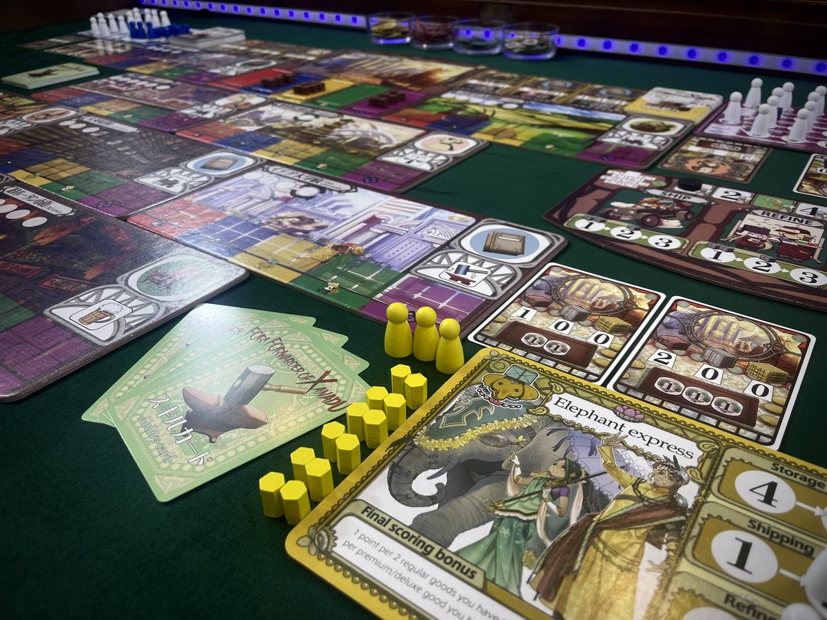 HeavyCardboard's tweet photo. It’s almost time for a Teach, Playthrough, &amp; Giveaway of Forwarder of Xanadu!

Obscure? ✅
Esoteric? ✅
Hard to Find? ✅

Join us at 1900 EDT to see this #game from Spiel 2018 &amp; get a chance to win a copy for yourself!

#boardgames #games #tabletopegames #tabletopgaming #gaming https://t.co/shsVsdH5oS