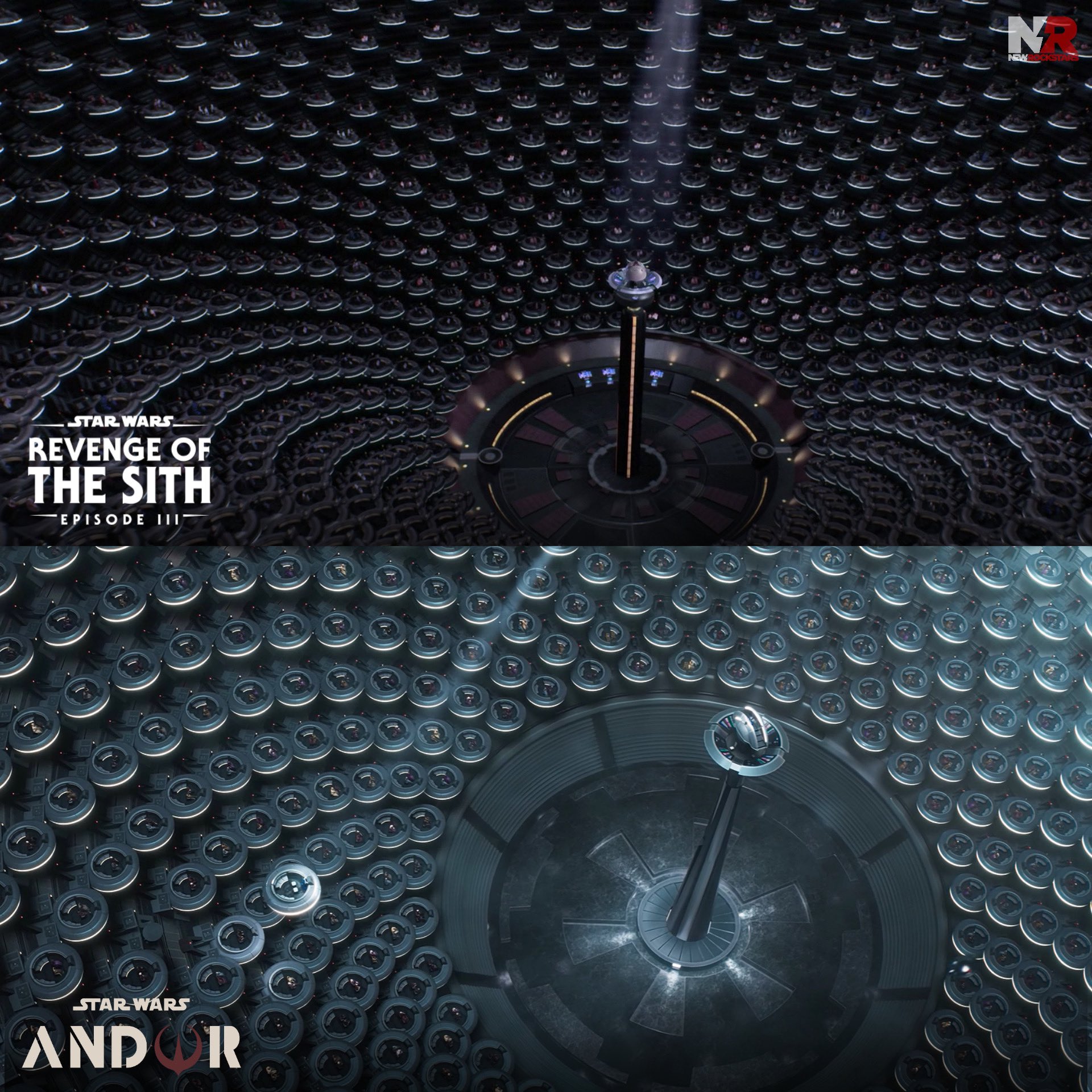 New Rockstars on X: "The Galactic Senate ➡️ The Imperial Senate #Andor  https://t.co/3DIEUA5jEI" / X