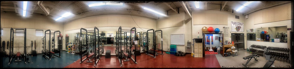 ScottRussellOLY's tweet photo. Day 1 on the new job! Love the format of our orientation! AM PD and PM time in our building. 3 hr workout setting up the weight room the way I want it (for now). Thanks for the measurements @BertSorin Exited to meet the kids and get to work! #EHSLab @EudoraHS @Sorinex https://t.co/f49pLJ4kkR