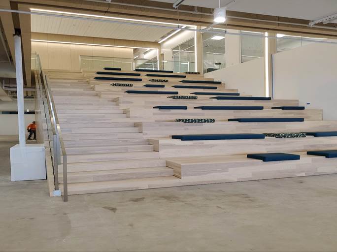 SFCNY's tweet photo. #WheelerWednesday โข New construction photos from our new campus! #SFC #SFCForward #RememberingRemsen ๐ฅ๐
1) Entry way
2) Moss wall, 5th floor
3) Grand staircase, 5th & 6th floor
Link here for a virtual tour of Wheelerโs progress! โก๏ธ https://t.co/kd8UaqYfl3
โค๏ธ๐พ๐๐ https://t.co/0zKIUrZr0v