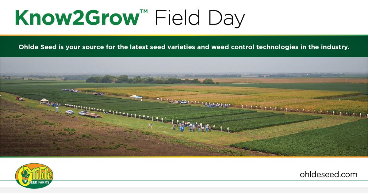 OhldeSeed's tweet photo. It’s August, which means we’re gearing up for our Field Day! We hope to see you on the 18th.

RSVP: Rachel@OhldeSeed.com or call 877-692-4555

#oldeseed #corn #soybeans #fieldday #know2grow https://t.co/WLgxNo3e8T