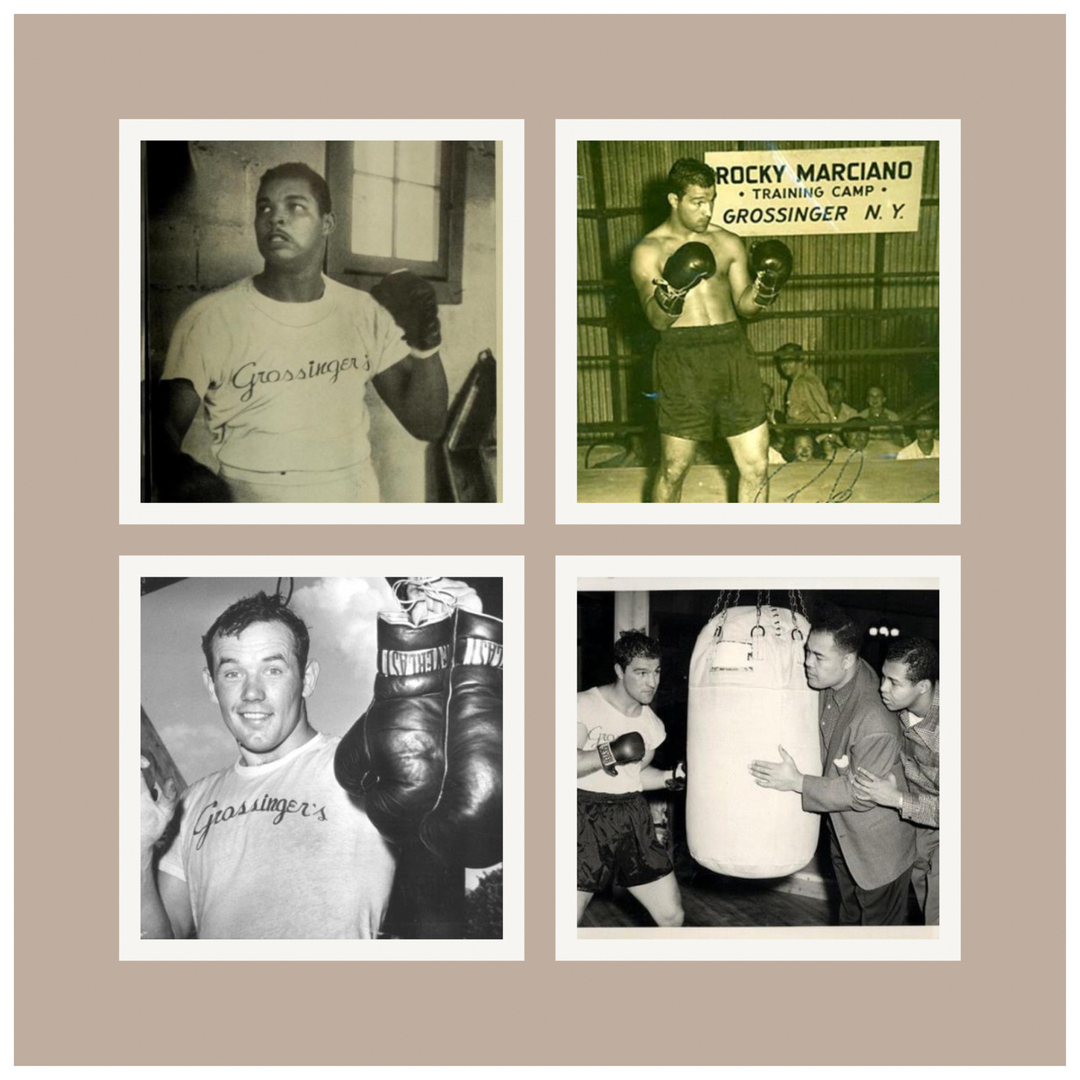 More prize fighters. 🥊 

Coley Wallace. Rocky Marciano. Ingemar Johansson.
Legends of the ring. And it all happened here. #borschtbelt #grossingers