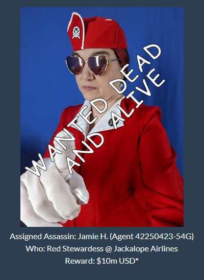 djjackalope's tweet photo. Rent an Assassin Party Aug 10th!! $20 Tix still available! The search for the Red Stewardess, assassin customers and concierge is ON! It is in a rad place, within walking distance of the Forum. Awesome DJs! https://t.co/QQnV1CDIjO @DCShenanigans #jackalopearmy #defconparties https://t.co/UrYNyadRA9