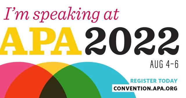 I won't be speaking, per say, but the brilliant <a href="/kristinashato/">Kristina Shatokhina</a> will be presenting our poster on the the reliability/validity of the MLP (a measure of the Good Life Model goods) #APA2022