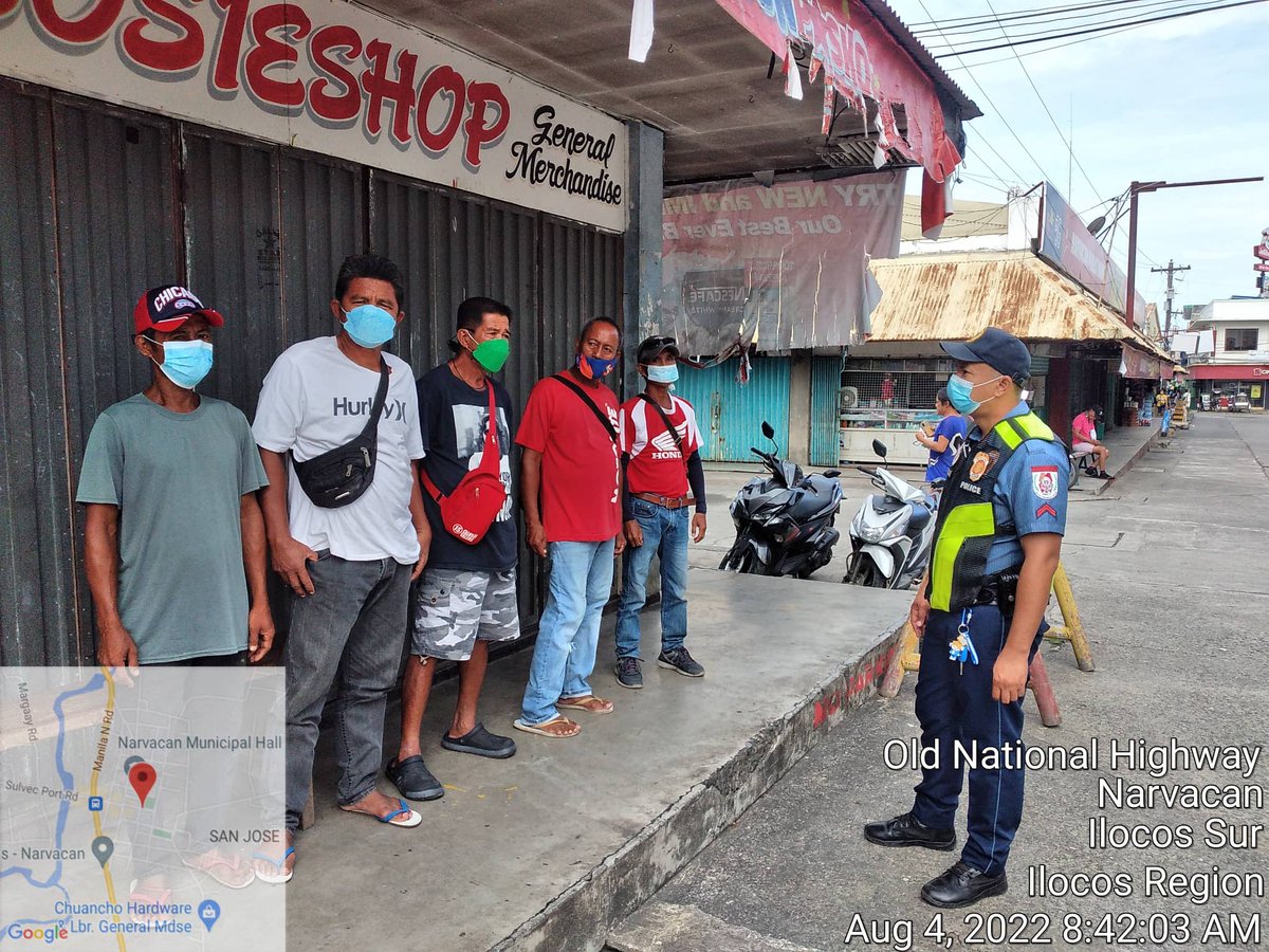 August 4, 2022
Dialogue to the TODA drivers, store owner and LGBTQ members  at Narvacan Old Market re: implementation of Municipal/Provincial Ordinances, Campaign Against Terrorism, Illegal Drugs and other forms of Illegal Activities.<a href="/pro1officialtw/">@pro1officialtw</a> <a href="/isurppo/">ILOCOS SUR PPO</a> @PCADGIlocos