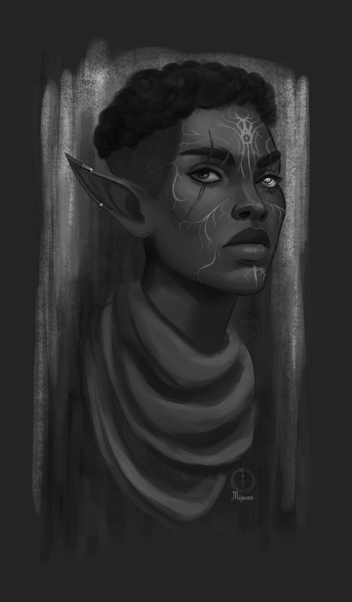 WritesRosella's tweet photo. @elfrootsalad My baby Virelan Lavellan (art by @Mogwaei 💚) https://t.co/mdhcgKgrSR