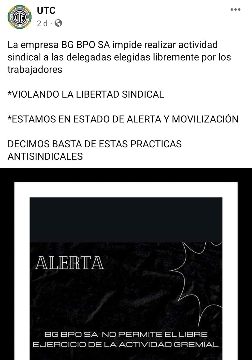 #AlertaComercio #Elecciones2022 

<a href="/ListaAzulSEC/">Lista Azul SEC</a> continúa su campaña mediática anunciando reapertura de paritarias. 
<a href="/RamonMuerza/">Ramon Muerza</a> continúa visitando trabajadores d diferentes empresas.
<a href="/utc_agrupacion/">UTC</a> sigue recibiendo presiones.Esta vez hacia 2 delegadas de la agrupación.Venganza?