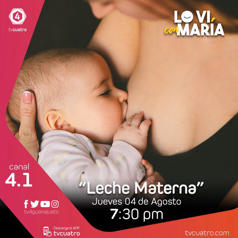 LoViConMara1's tweet photo. #LoViConMaría 👱‍♀️| Leche Materna📺

@SaludGuanajuato 

🗓️ Jueves 04 de Agosto
⏰ 7:30 pm
📺💻📱 Canal 4.1

#LoViEnTV4 https://t.co/qMpOeNcpN2