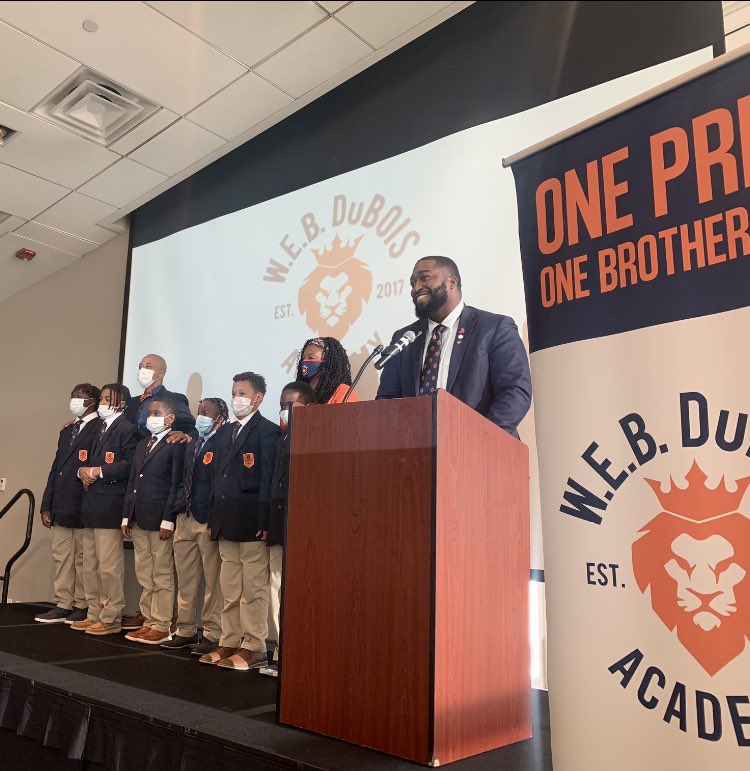 Honored to be ⁦⁦<a href="/DuBoisAcademy/">DuBois Academy</a>⁩ Tie&amp;Jacket Ceremony!! We set out on a journey six years ago and the mission is THRIVING as the PRIDE keeps rising!! The legacy continues… ⁦<a href="/JCPSKY/">JCPS</a>⁩ ⁦@RobFulk⁩ <a href="/MetroUnitedWay/">Metro United Way</a>⁩ ⁦<a href="/jdm1906/">John Marshall D. Ed.</a>⁩ #OnePrideOneBrotherhood