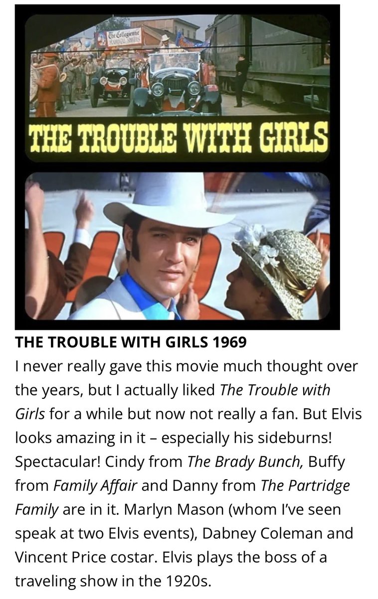 DeenasDays's tweet photo. 🎥 #ElvisMovies 🎥 #CountdownToElvisWeek
#TheTroubleWithGirls
#Elvis 🐅 #TCB⚡️
https://t.co/HE9s6YORm0 https://t.co/rE3s1mDaoq