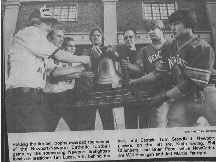 Throwback to 1980 and some great games with The Newport Wildcats, from the mid 70's to the Mid 80's was the heyday of the battle for the Fireman's Bell.