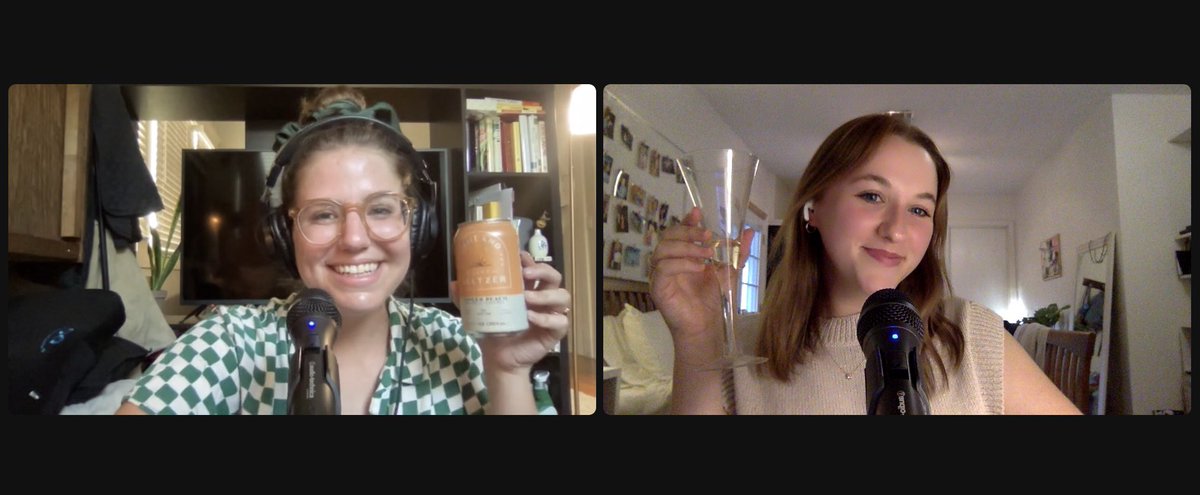 dynasteapod's tweet photo. For our final episode of Season 1, we had to show our faces. S1 E22 of DynasTEA! drops tomorrow! 🍸 #Dynasty #DynasTEA #dynastypodcast #indiepodcast #podnation https://t.co/VFb8jnwS9M