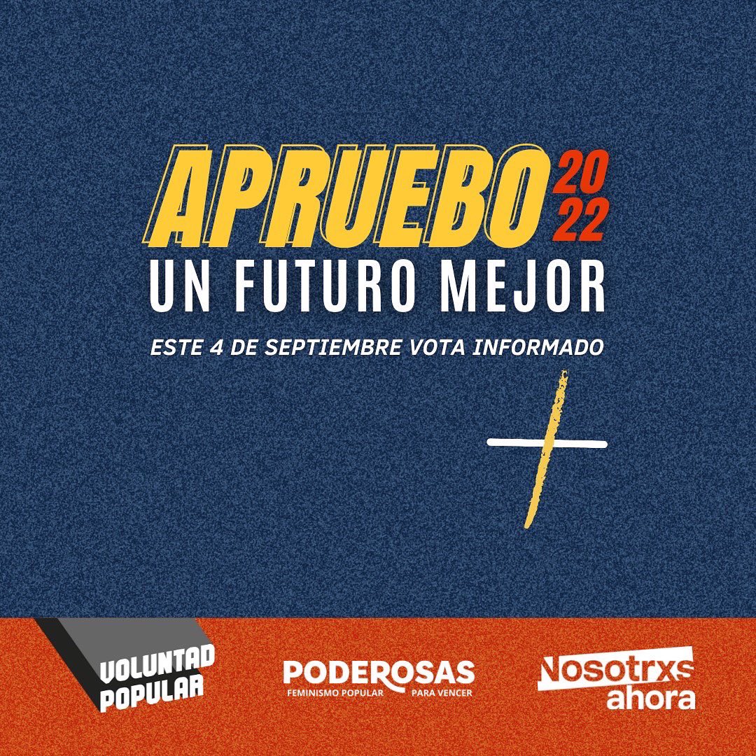 f_poderosas's tweet photo. Junto a @f_poderosas, 
@volpopularCL  y @nosotrxsahora lanzamos la campaña #AprueboUnFuturoMejor. Queremos que la esperanza le gane al odio y el amor supere al miedo. Cambiar las reglas del juego solo depende de ti #VotaApruebo 💜🌱✊🏼 https://t.co/6jRU7a37Jn https://t.co/156j88iiyt