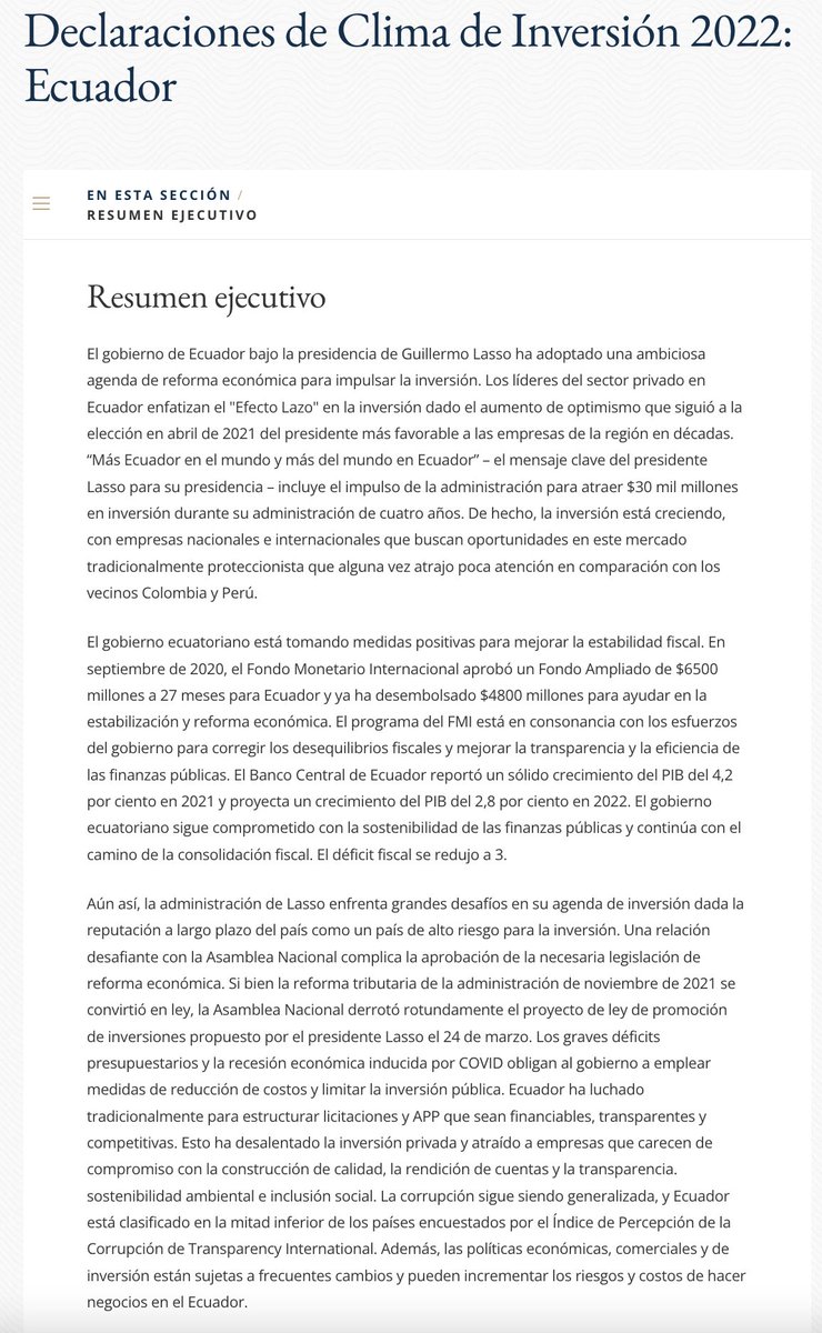 ecuainm_oficial's tweet photo. ‼️ URGENTE
Estados Unidos catalogó a Ecuador como un país de alto riesgo de inversión. El país norteamericano asegura que hay tres factores que dañan la reputación del país: 
- La inseguridad jurídica
- Bloqueo Legíslativo
- Corrupción
⬇️⬇️⬇️
https://t.co/C4wYBKL9yg https://t.co/Uz3jELsIbn