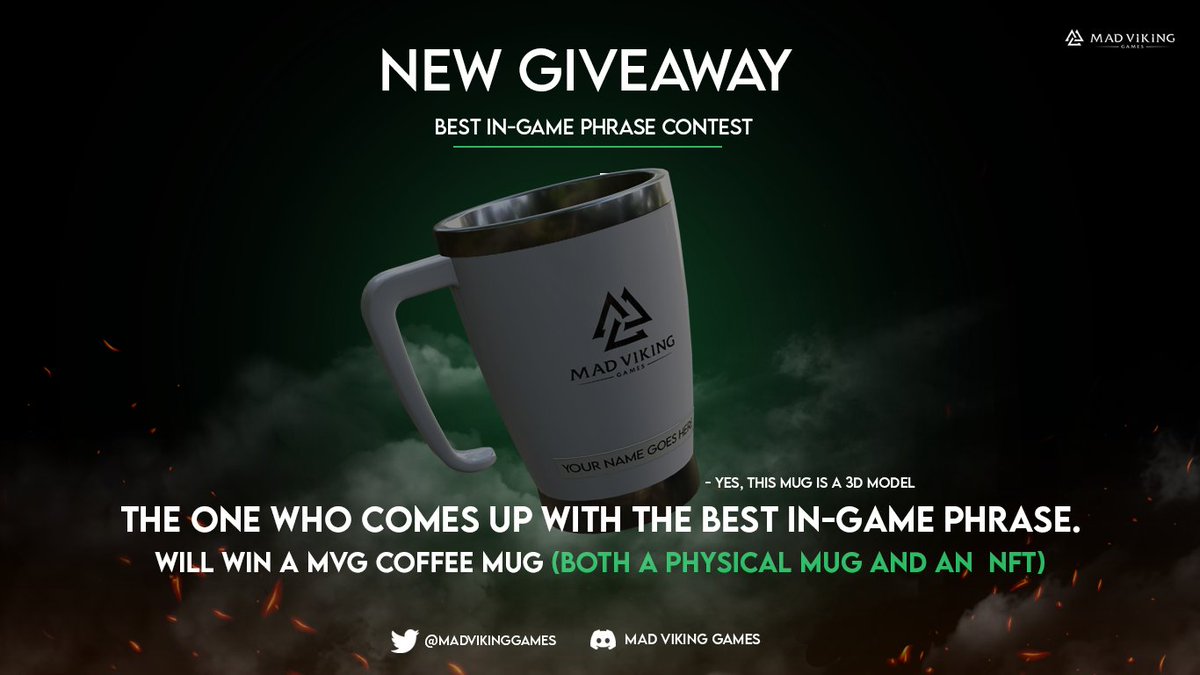 MadVikingGames's tweet photo. Best In-Game Phrase Contest! 
Tag 2 friends and give us your best voice lines for our four Dwarf Classes in the comment field below, and you might become the winner!
Read more about our contest in our medium article here: https://t.co/OKioRseX0A 
@vechainofficial #VET #MVG #GEMS https://t.co/VEKvlec0bH