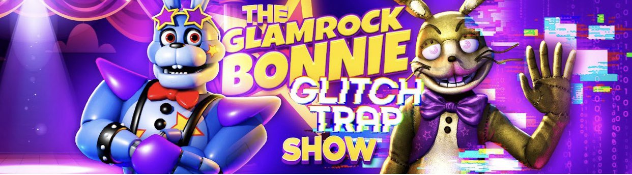 Google GLAMROCK BONNIE with Glitchtrap 
