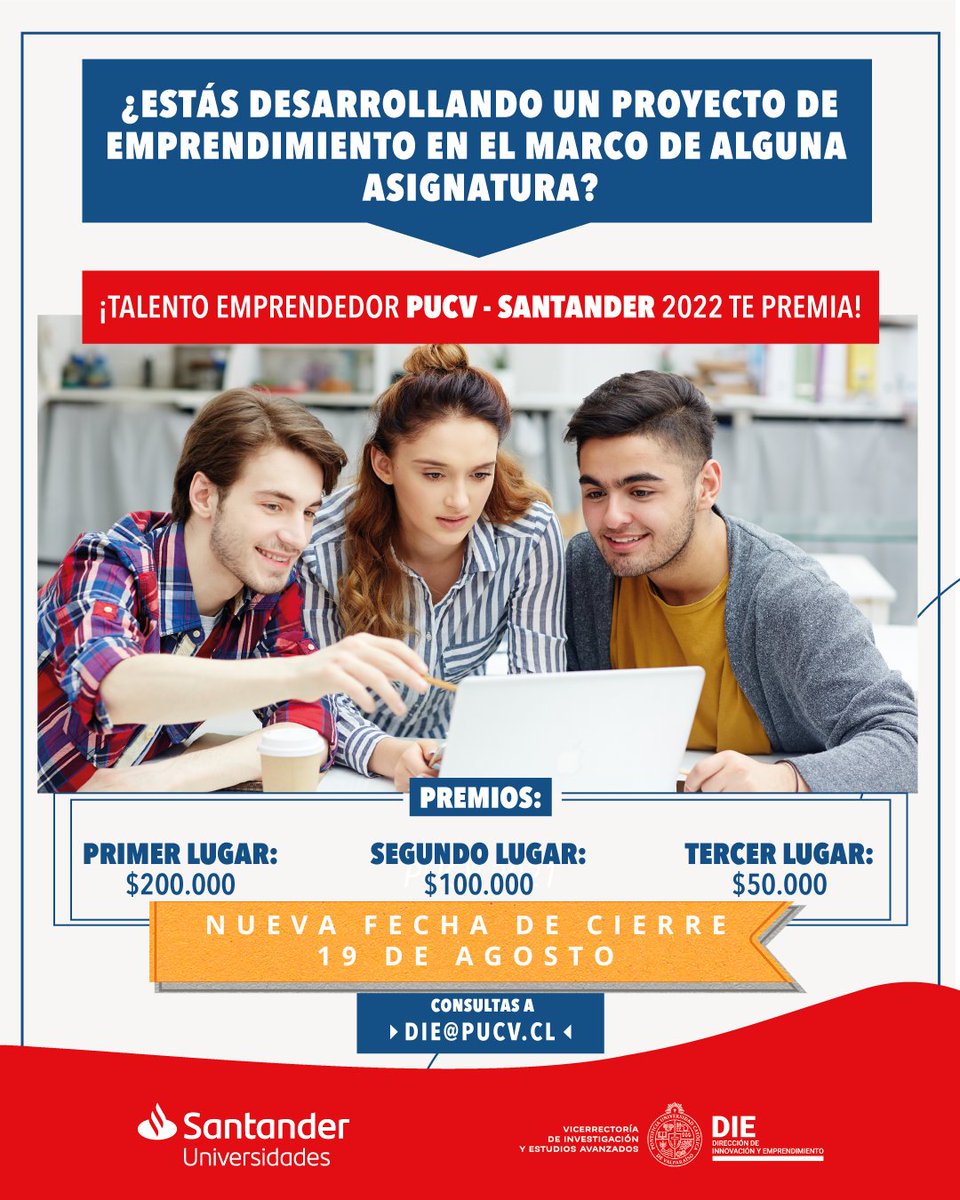 Innovación y Emprendimiento PUCV tweet media