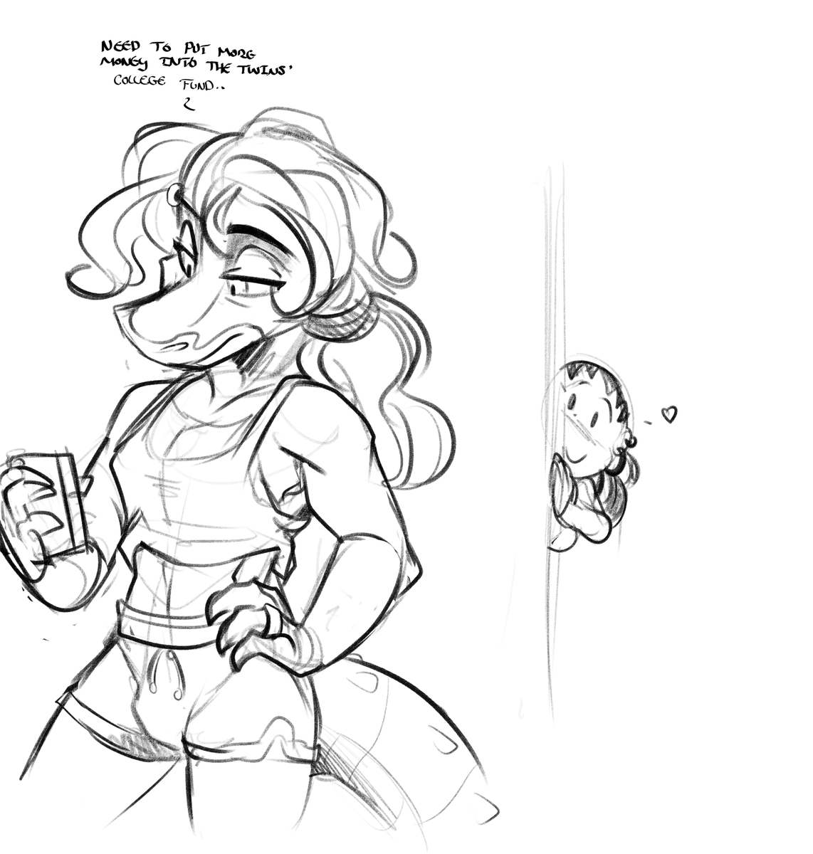 Everytime I put Monty's hair in a ponytail, he looks so much like his mom D: