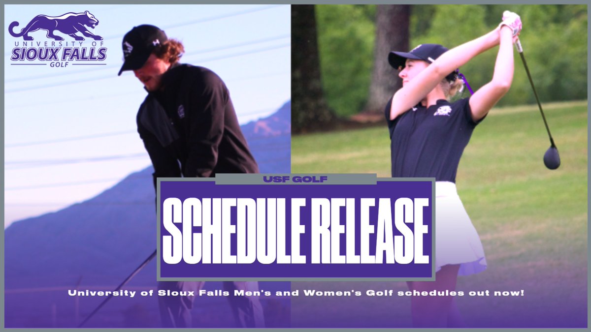 USFCougarsGOLF's tweet photo. 🚨FALL SCHEDULES OUT NOW🚨
Both the Men and Women open the season on September 6th.
Find the full schedules here>>
Men's>https://t.co/rzI7hvPgcA
Women's>https://t.co/7t7qQe7jxy https://t.co/2GspFDVgmV