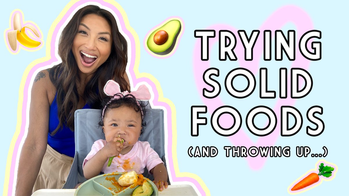 jeanniemai's tweet photo. And here I thought it would be super easy… Watch Monaco try her first solid foods! https://t.co/gwLrMbP4lV #HelloHunnay https://t.co/3QKJgWiIIY