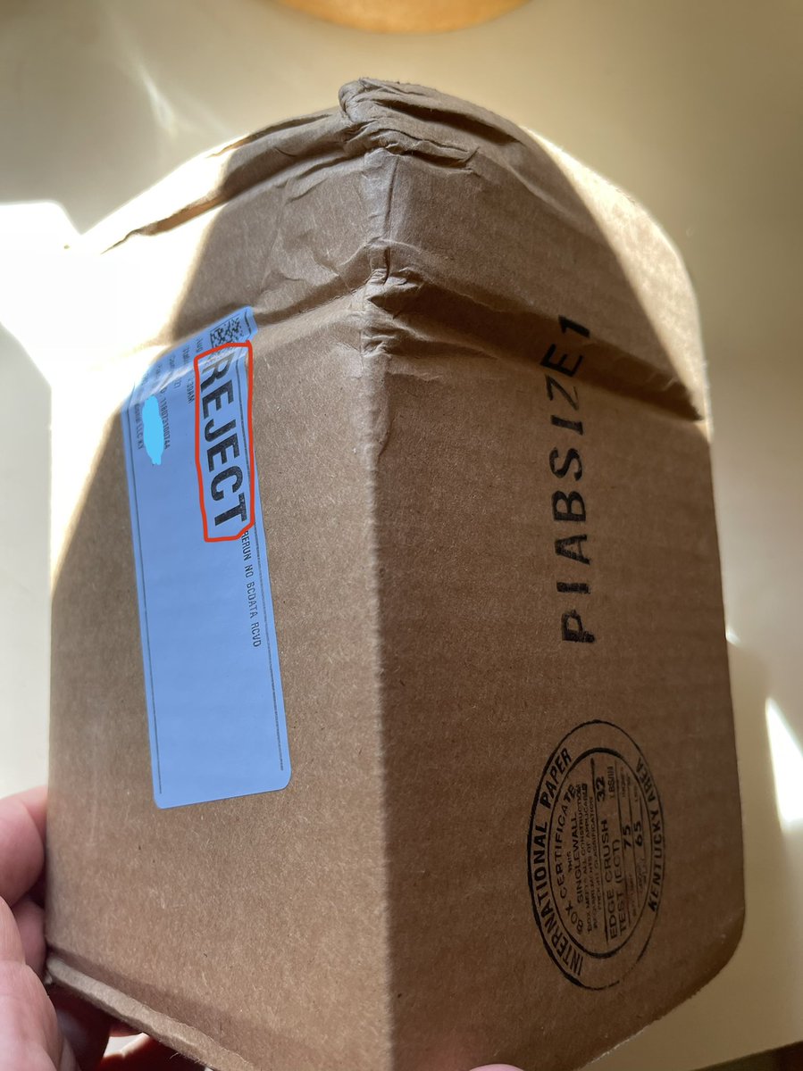MidniteHauer's tweet photo. ๐ฌ๐ฑI want to thank @PopInABox for another exceptional job with packing and shipping, Iโll just follow the instructions on the label and reject this package back to you.
#Funko #FunkoFail #PoopInABox #UnMightyThor https://t.co/vSbjzqgccX