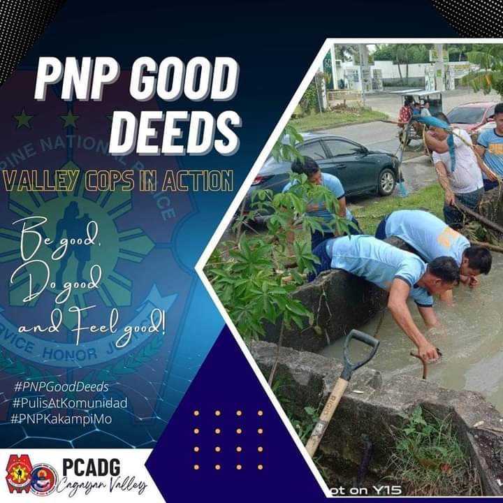 PCADG_2's tweet photo. Nagtulong-tulong ang mga tauhan ng 2nd Isabela PMFC sa paglilinis ng mga Baradong Canal.

Source: https://t.co/RcFg9xuS0f

#WeServeAndProtect
#PNPKakampiMo
#TeamPNP
#PCADGCagayanValley https://t.co/vSOSgKBY06