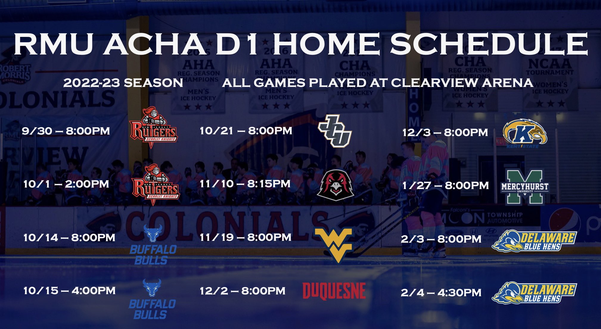RMU D1 ACHA Hockey (@RMUACHAD1hky) / Twitter