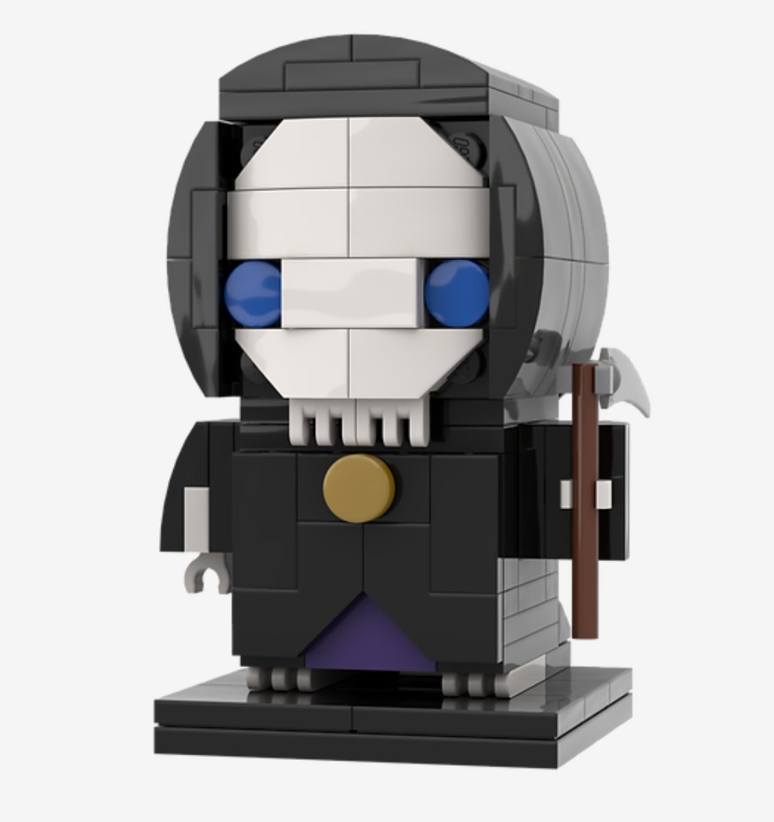 BrickMorpork's tweet photo. There is just £150 left to raise by midnight tonight to have this DEATH Lego Brickheadz model added to the giveaway! 

All proceeds go to the @RainforestTrust and winners will announced on the @PreciousRogue
And @KininvieTV 30 hour charity stream!

https://t.co/DxYBXYcHC3 https://t.co/uiR0mm67ab