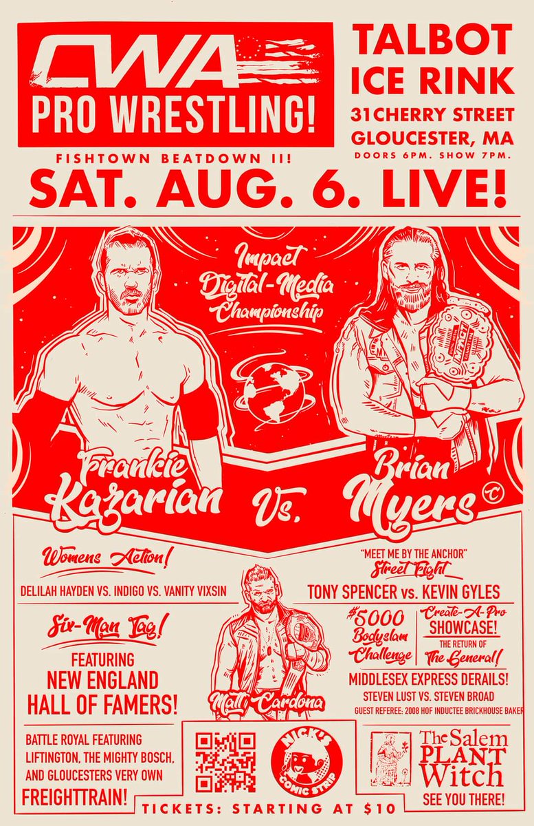 Colonial Wrestling Alliance tweet media