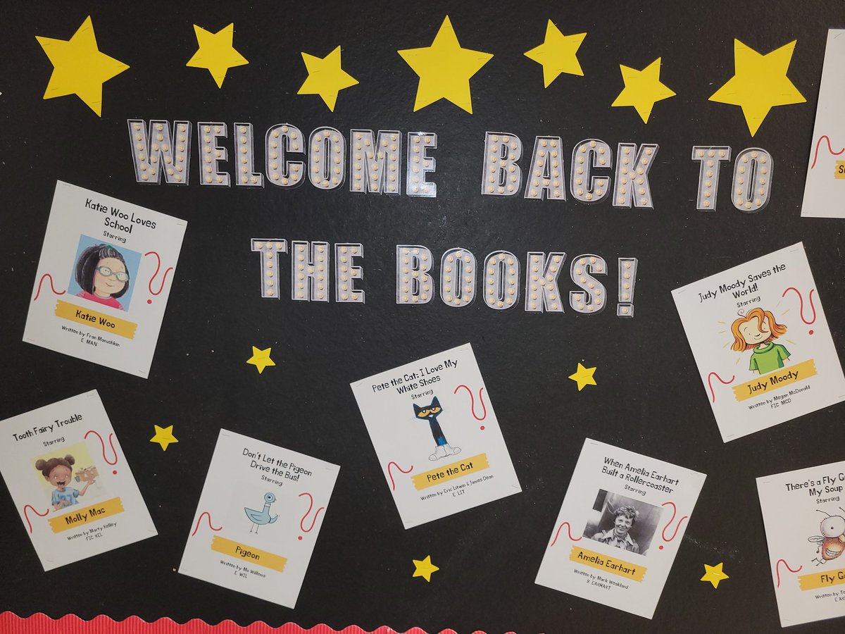 ncjames376's tweet photo. It's almost that time! Preparing the @Freeman_Hawks library and halls for students on Monday! Super excited to welcome them back to the books! #gisdlibraries @GISDREADS @canva #thegisdeffect #freemanhawks https://t.co/irwV5rbxaI