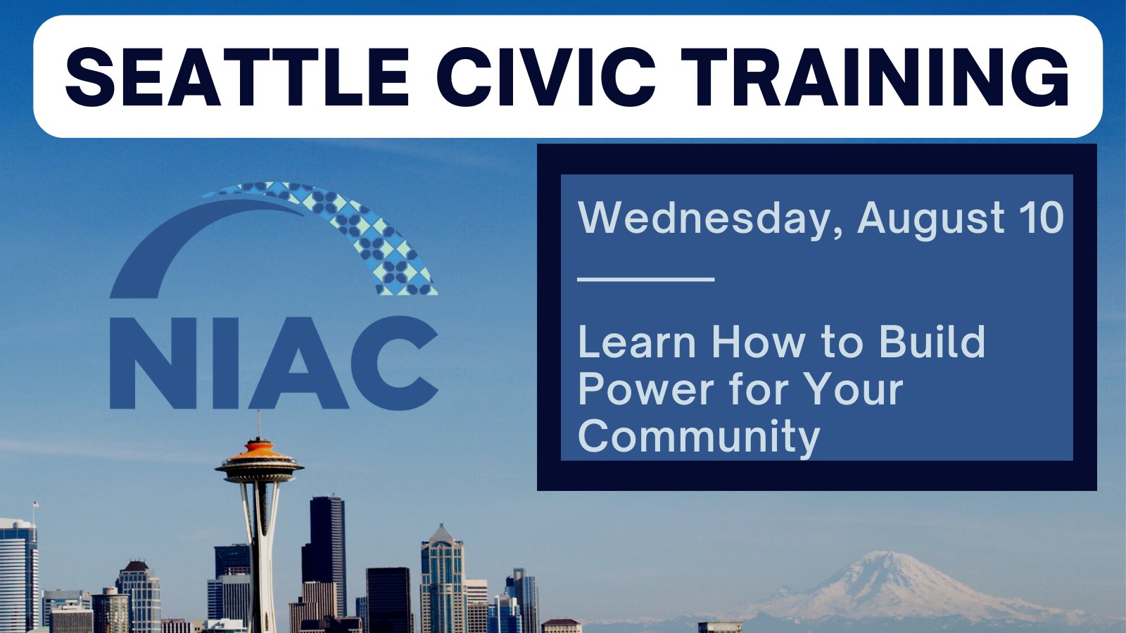 NIAC on Twitter "Next Wednesday, we’re in Seattle for a FREE civic