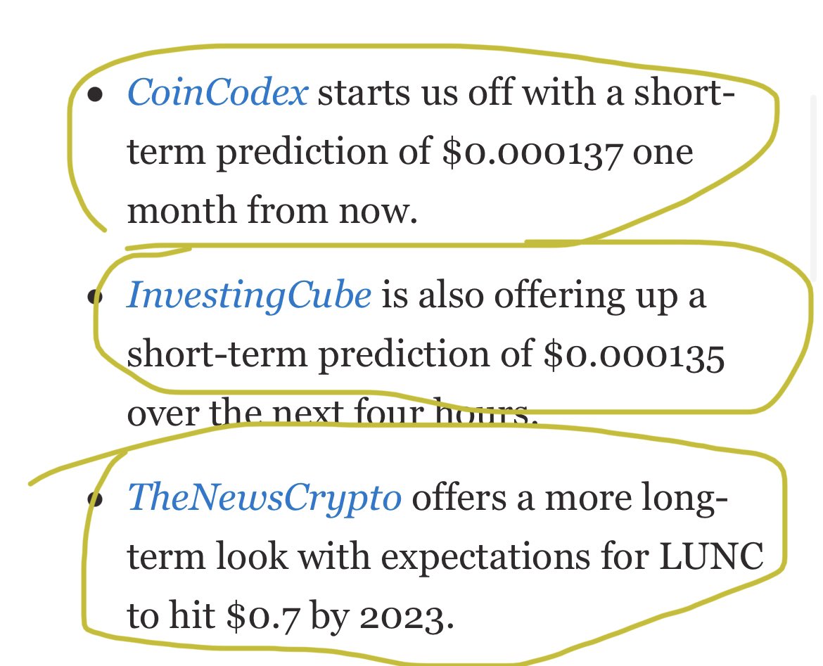 #LUNC Price Prédiction by 2023 

$0.70  🌘🌘🌘 #LUNACLASSIC 

What’s your  price prediction by 2023 ! 

 #LUNC #LunaClassicHQ #LUNC ✨✨