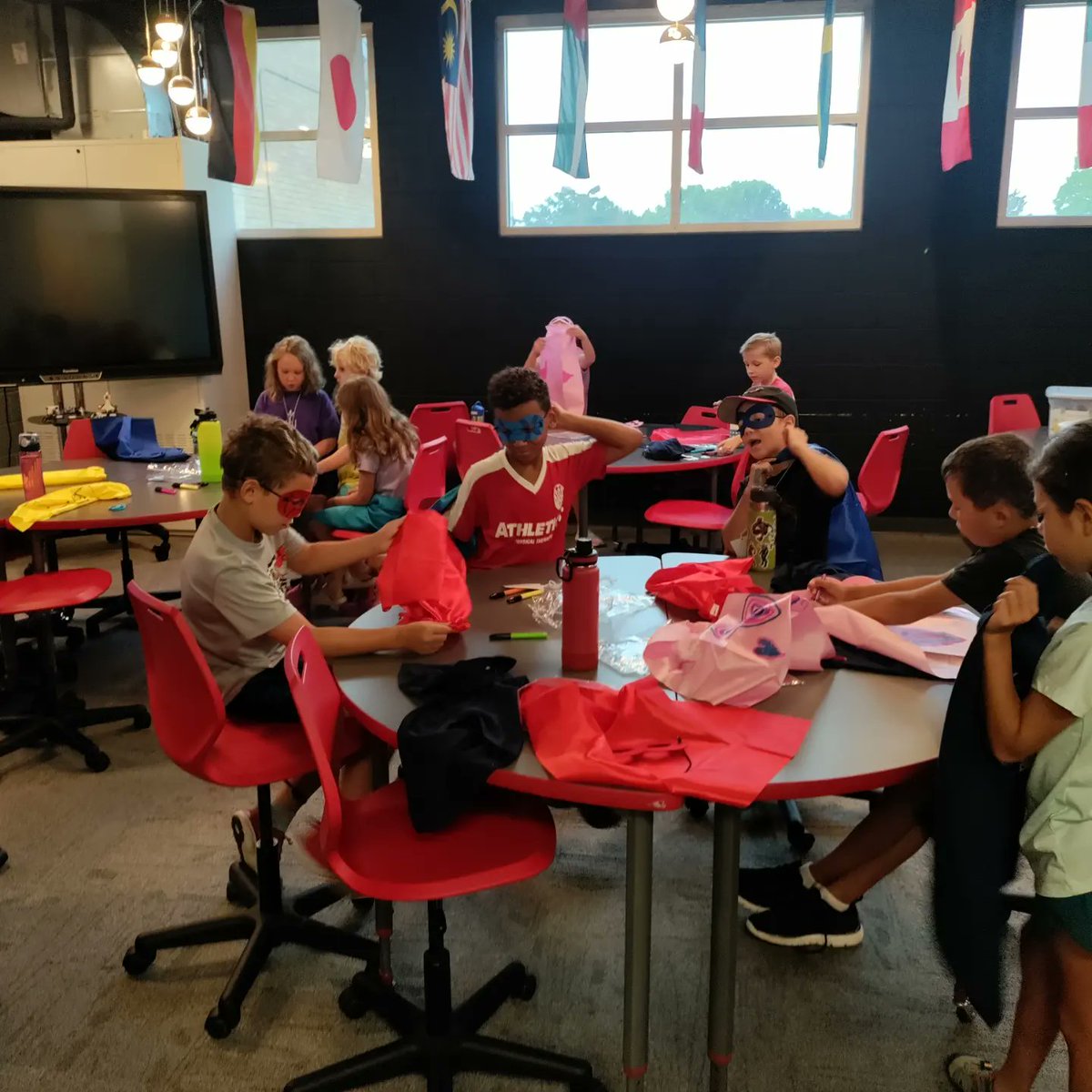 ChallengerStaff's tweet photo. Check out our campers from Super Hero camp!
We designed our own super heroes! We worked with some tech sidekicks, tested our strength by building bridges, ran a super speed agility course, and tested our camouflage (invisibility) skills! Can you find our heroes' hidden objects? https://t.co/o5rKGh0zCr
