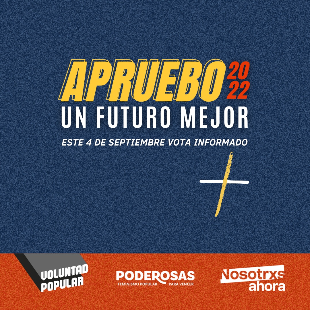 f_poderosas's tweet photo. Junto a @f_poderosas, 
@volpopularCL  y @nosotrxsahora lanzamos la campaña #AprueboUnFuturoMejor. Queremos que la esperanza le gane al odio y el amor supere al miedo. Cambiar las reglas del juego solo depende de ti #VotaApruebo 💜🌱✊🏼 https://t.co/6jRU7a37Jn https://t.co/156j88iiyt