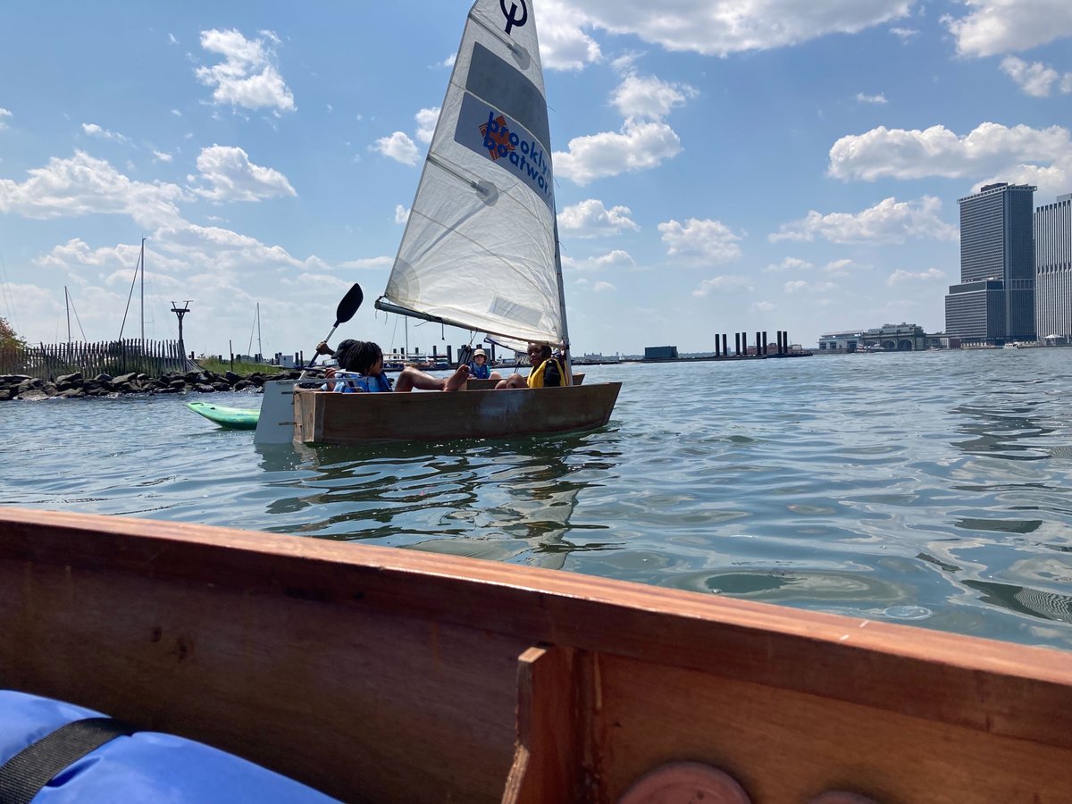 During the school year we get to work in collaboration with our students to help them build their boats, and during the summer our alumni and program youth get to sail them! Through every season our program participants get to show appreciation to each other’s work!