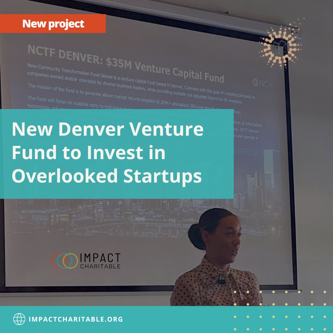 A new $50 million venture fund that launched in Denver on July 14th will focus its investments on early-stage businesses owned by people of color in Colorado.🙌🏽 

Have a look at the link to see how this will actually work⬇️ newcommunityfund.com/denver