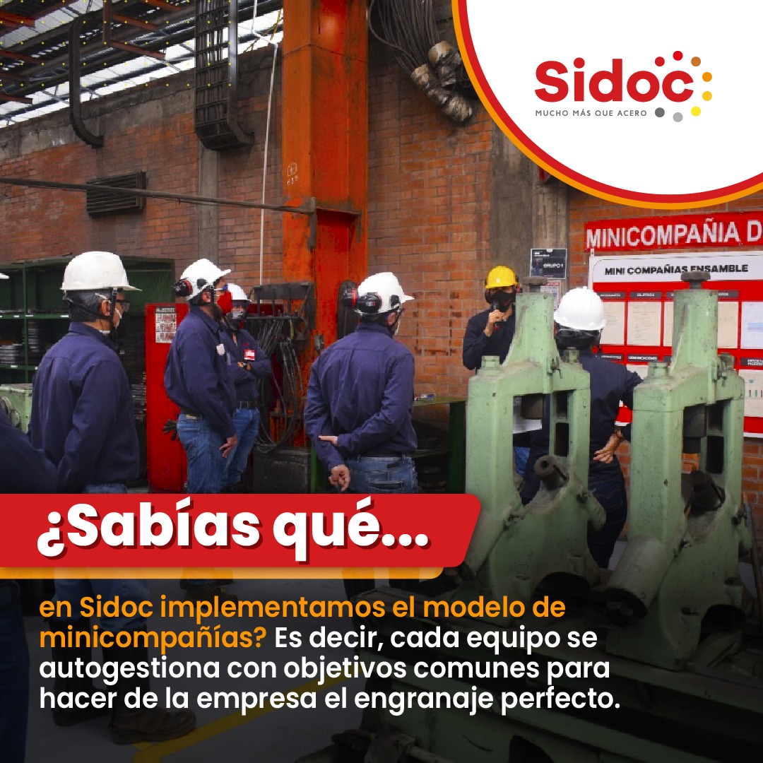 sidocsas's tweet photo. El objetivo de nuestras mini compañías es brindar mayor autonomía a los procesos de la organización y a los colaboradores, con el fin de fortalecer la comunicación entre los equipos, nuestro sentido de pertenencia y la consecución de los objetivos. #minicompañias #sidoc https://t.co/W9d7IQ6Bd7