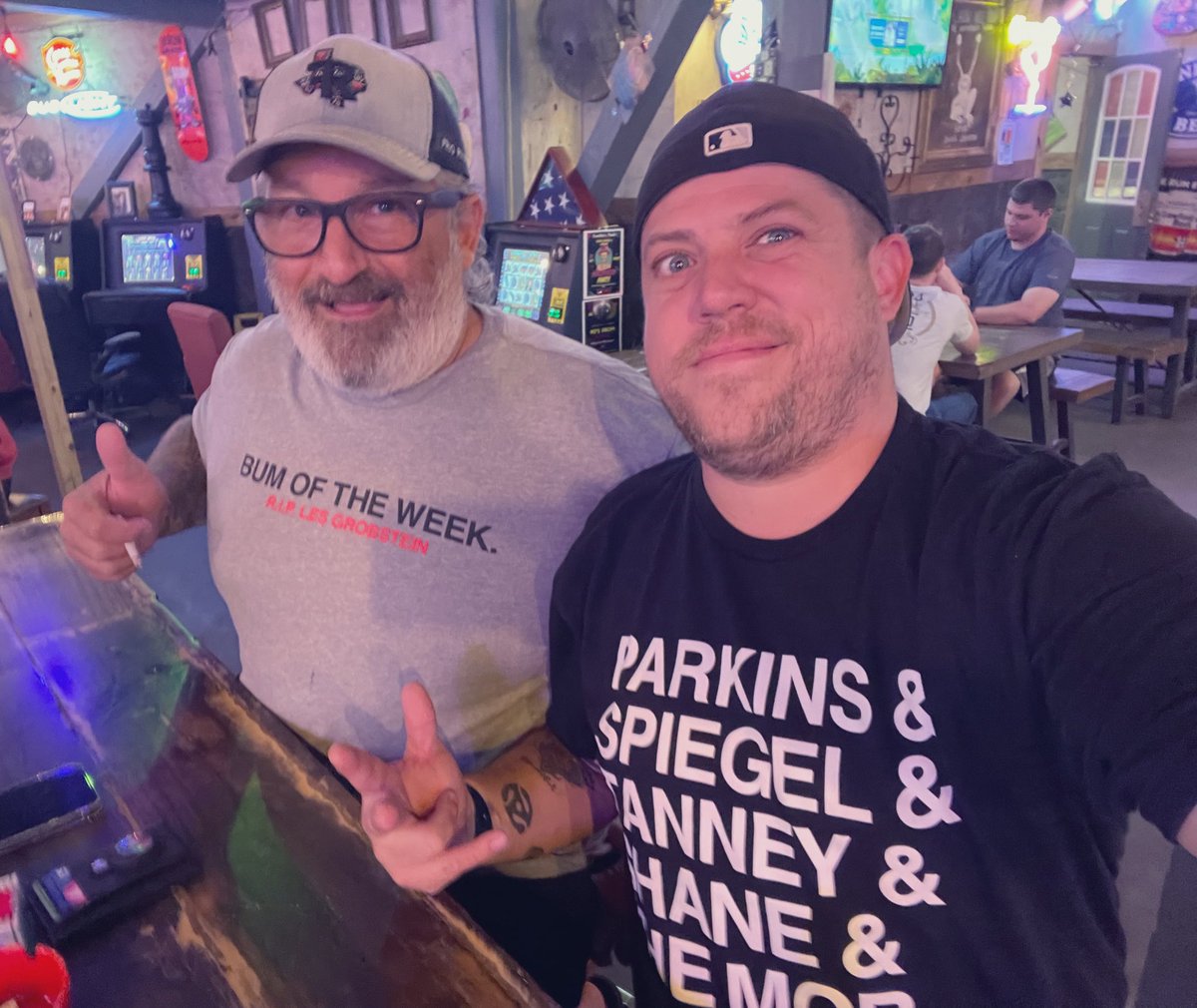 weck_t's tweet photo. Got our shirts! Guess who’s the bum of the week. #riples #obviousshirts @670Mob @670TheScore @MattSpiegel670 @MitchRosen670 @shane_riordan @ChrisTannehill https://t.co/1mvsviy9TG