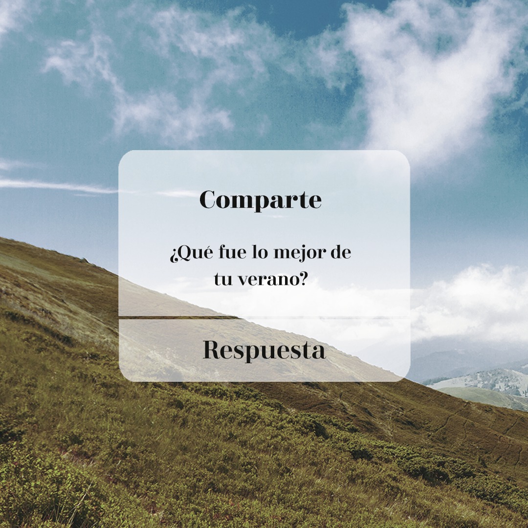Ojalá el verano fuera eterno! Cuéntanos qué fue lo mejor del tuyo😎