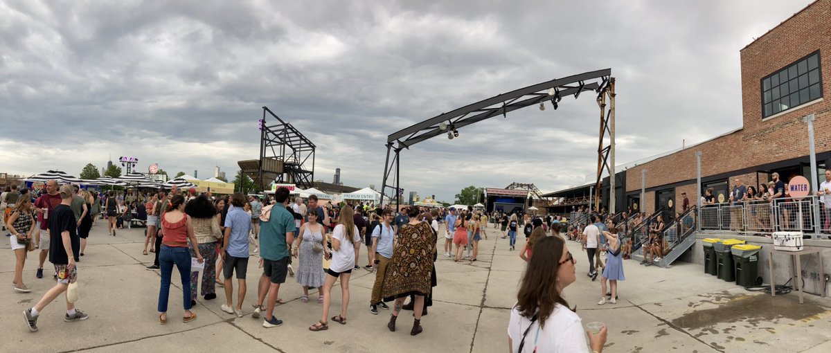 greenfieldjohn's tweet photo. Nice: @WorkingBikes is running bike parking valet at @saltshedchicago, the new music venue at the old Morton Salt plant. 👍🚲🧂 https://t.co/waNYsg5HTa