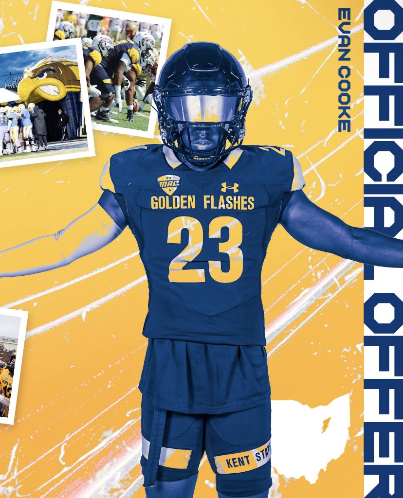 Evan14Cooke's tweet photo. It’s official @KentStateFootball @Coach_Ferrell55 @FTRreport @OB_GoldenFlash @SVHSathletics https://t.co/FB4fNxr60G