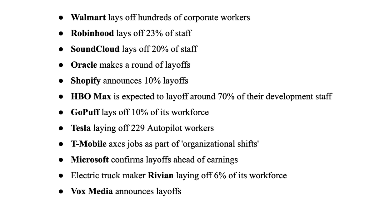 assetdash's tweet photo. recent layoffs 

@zerohedge has @BLS_gov seen this? https://t.co/ObK30hzHv1
