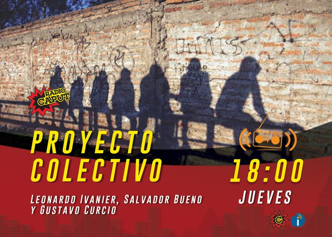 caputradio's tweet photo. 👉#AHORA
➡️ Ya comienza #ProyectoColectivo
💥 https://t.co/36JEighc4d 👈
✅ Proyecto Colectivo | Jueves18hs
🎙️ Conducen #LeonardoIvanier, #SalvadorBueno y #GustavoCurcio https://t.co/y65p9X85QI