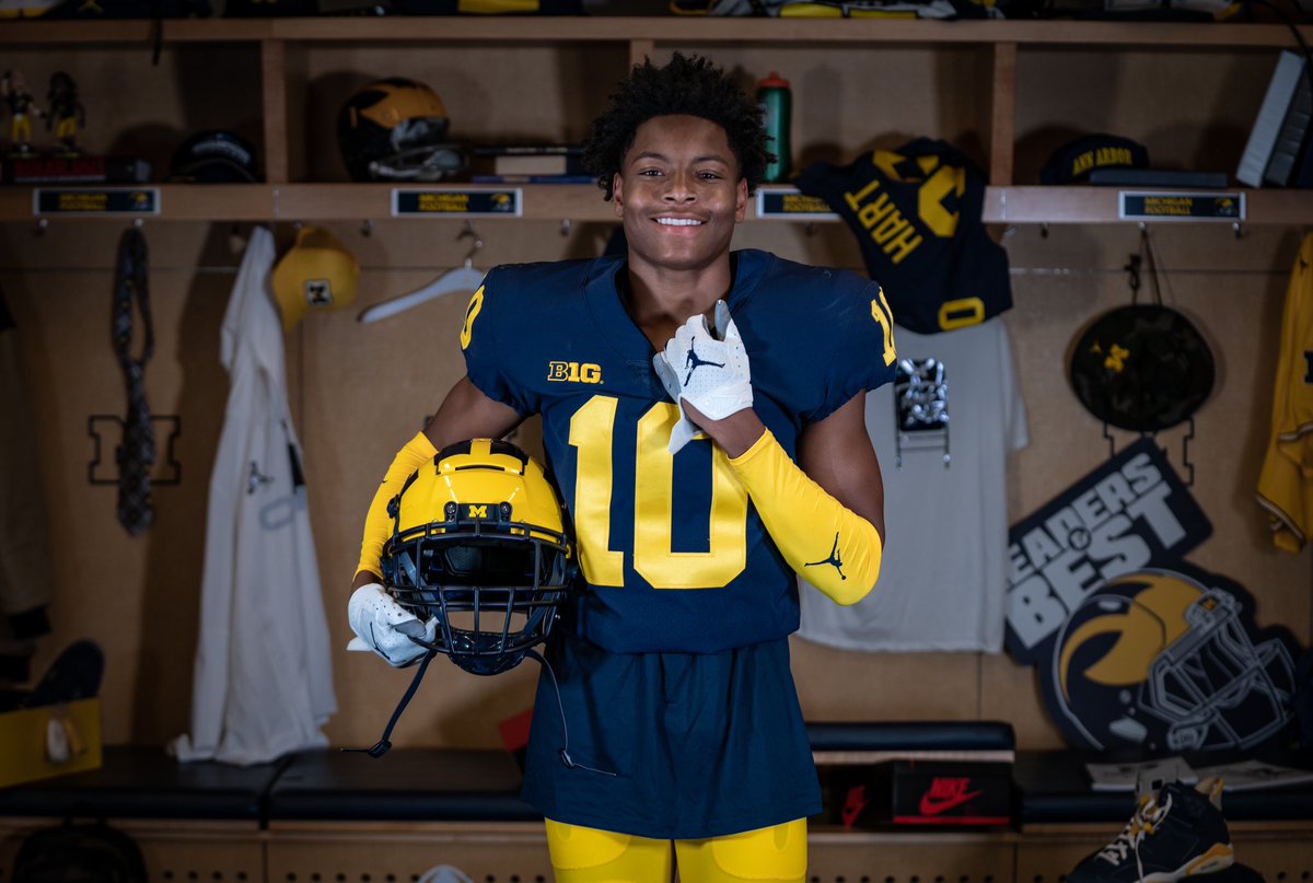 DalysJett's tweet photo. Had a good visit @UMichFootball thanks to the coaches and staff for having me. https://t.co/cQU4sbyWme